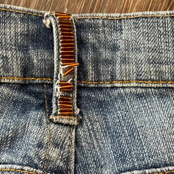 Vintage Z. Cavaricci Cropped Beaded Jeans - Picture 12 of 13